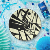 抽象芸術夜 ペーパープレート (パーティー)