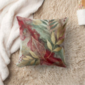 抽象芸術大きなゴールデンリーフモチーフのアートワークスタイル31 クッション (ブランケット)