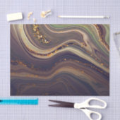 抽象芸術大理石とグリッター 薄葉紙 (クラフト)