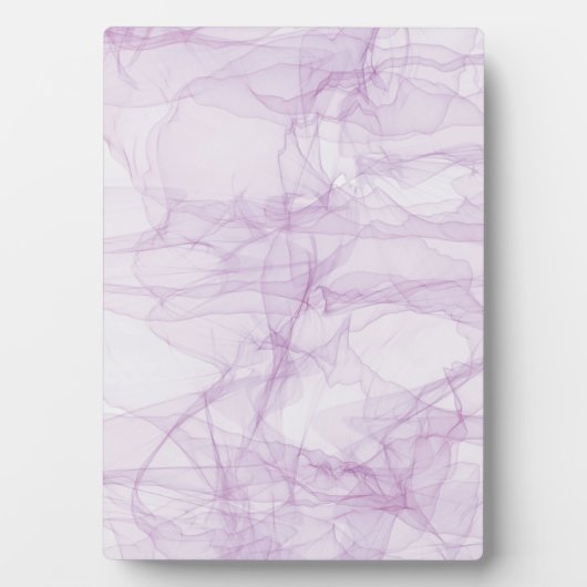 抽象芸術大理石のテーブルの上のプレートとイーゼル フォトプラーク (正面)