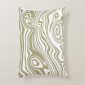 抽象芸術大理石の波のアートワーク | アクセントクッション (正面(垂直))