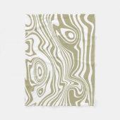 抽象芸術大理石の波のアートワーク | フリースブランケット (正面)