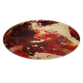 抽象芸術大理石の背景。 カッティングボード (角)