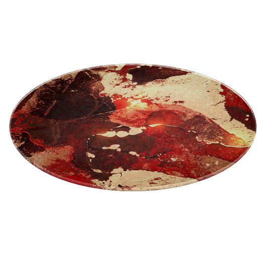 抽象芸術大理石の背景。 カッティングボード (角)