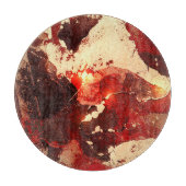 抽象芸術大理石の背景。 カッティングボード (正面)