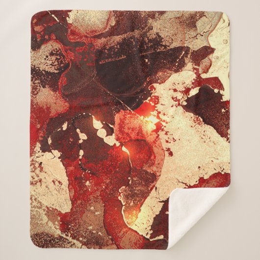 抽象芸術大理石の背景。 シェルパブランケット (正面)