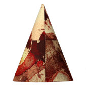 抽象芸術大理石の背景。 パーティーハット (裏面)