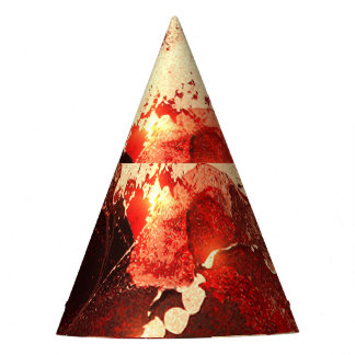 抽象芸術大理石の背景。 パーティーハット