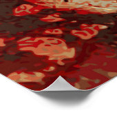 抽象芸術大理石の背景。 ポスター (角)