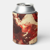 抽象芸術大理石の背景。 缶クーラー (缶裏面)
