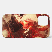 抽象芸術大理石の背景。 Case-Mate iPhoneケース (裏面 (横))