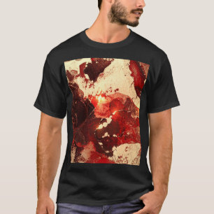抽象芸術大理石の背景。 Tシャツ