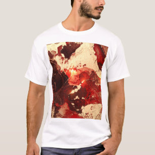 抽象芸術大理石の背景。 Tシャツ