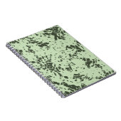 抽象芸術大理石の飛沫絵を描付 ノートブック (右側)