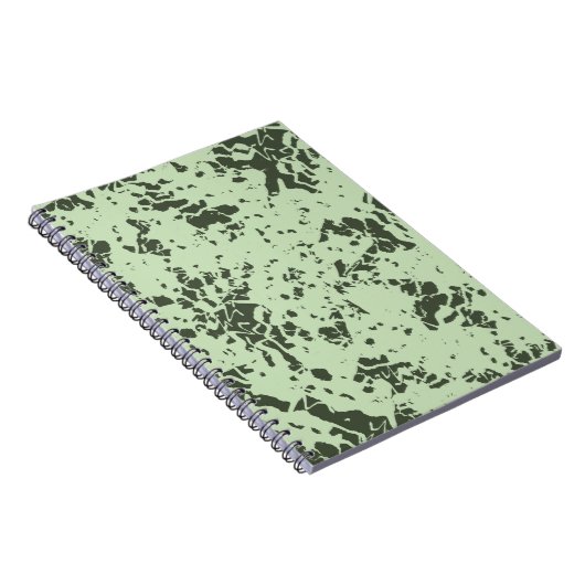 抽象芸術大理石の飛沫絵を描付 ノートブック (右側)