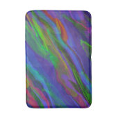 抽象芸術大理石イラストレーションカラフルかわいい バスマット (正面縦)