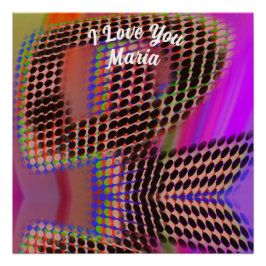 抽象芸術大理石カラフル光沢ポスター ポスター