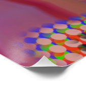 抽象芸術大理石カラフル光沢ポスター ポスター (コーナー)