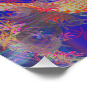抽象芸術大理石カラフル光沢ポスター ポスター (コーナー)