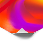 抽象芸術大理石カラフル光沢ポスター ポスター (コーナー)