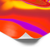 抽象芸術大理石カラフル光沢ポスター ポスター (コーナー)