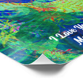 抽象芸術大理石カラフル光沢ポスター ポスター (コーナー)