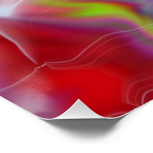 抽象芸術大理石カラフル光沢ポスター ポスター (コーナー)