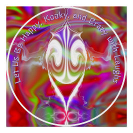 抽象芸術大理石カラフル光沢ポスター ポスター