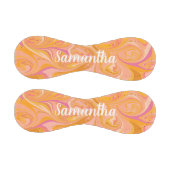 抽象芸術大理石スワールアート（黄色） 野球ボール (パネル)