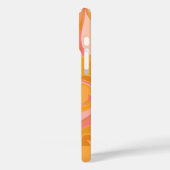 抽象芸術大理石スワールアート（黄色） Case-Mate iPhoneケース (裏面 / 左)