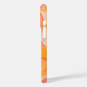 抽象芸術大理石スワールアート(黄色) Case-Mate iPhoneケース (裏面 / 左)