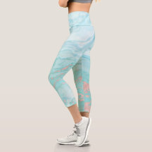 抽象芸術大理石ターコイズブルーバラ金ゴールド旋回