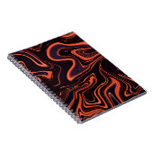 抽象芸術大理石テクスチャの背景 ノートブック (右側)