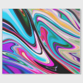 抽象芸術大理石テクスチャ ラッピングペーパー (フラット)