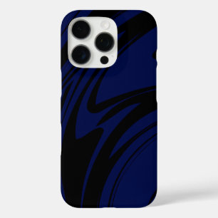 抽象芸術大理石パターンデザイン(白黒) iPhone 16 PROケース