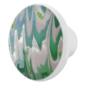 抽象芸術大理石旋回セラミックプル セラミックノブ (右)