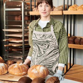 抽象芸術大理石 エプロン