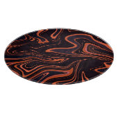 抽象芸術大理石：テクス芸術的チャの背景 カッティングボード (角)