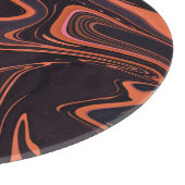 抽象芸術大理石：テクス芸術的チャの背景 カッティングボード (角)