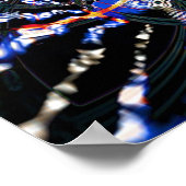 抽象芸術天井1.4a ポスター (角)