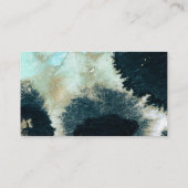 抽象芸術天水カラー結婚ズWebサイトRSVP エンクロージャーカード (裏面)