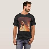 抽象芸術太陽光線 Tシャツ (正面フル)