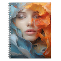 抽象芸術女子顔カラフル女子ポートレート