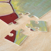 抽象芸術女性顔 ジグソーパズル (側面)