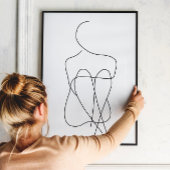 抽象芸術姿1 ポスター