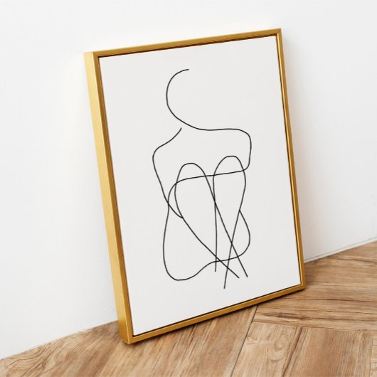 抽象芸術姿1 ポスター