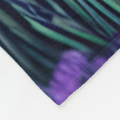 抽象芸術威厳のある捕食虎 フリースブランケット (角)