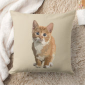 抽象芸術子猫枕 クッション (ブランケット)