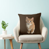 抽象芸術子猫枕 クッション (椅子)