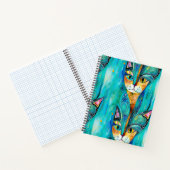 抽象芸術子猫 ノートブック (内部)